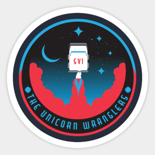 Space Van Mission Patch Sticker